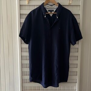 Tommy Hilfiger Men's Dark Blue Casual Shirt